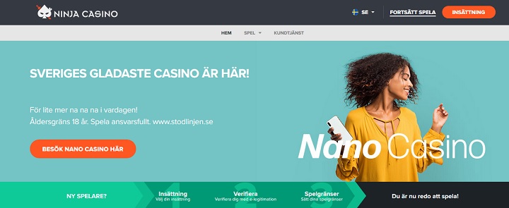 Ninja Casino överlåts till Viral Interactive