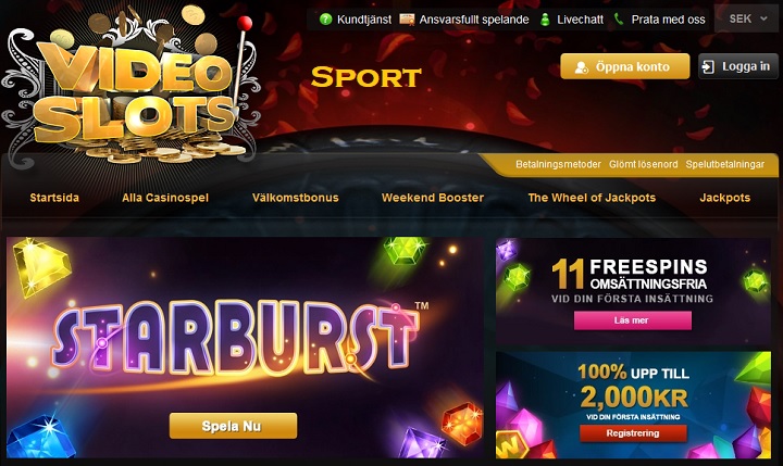 Videoslots söker spellicens för sport