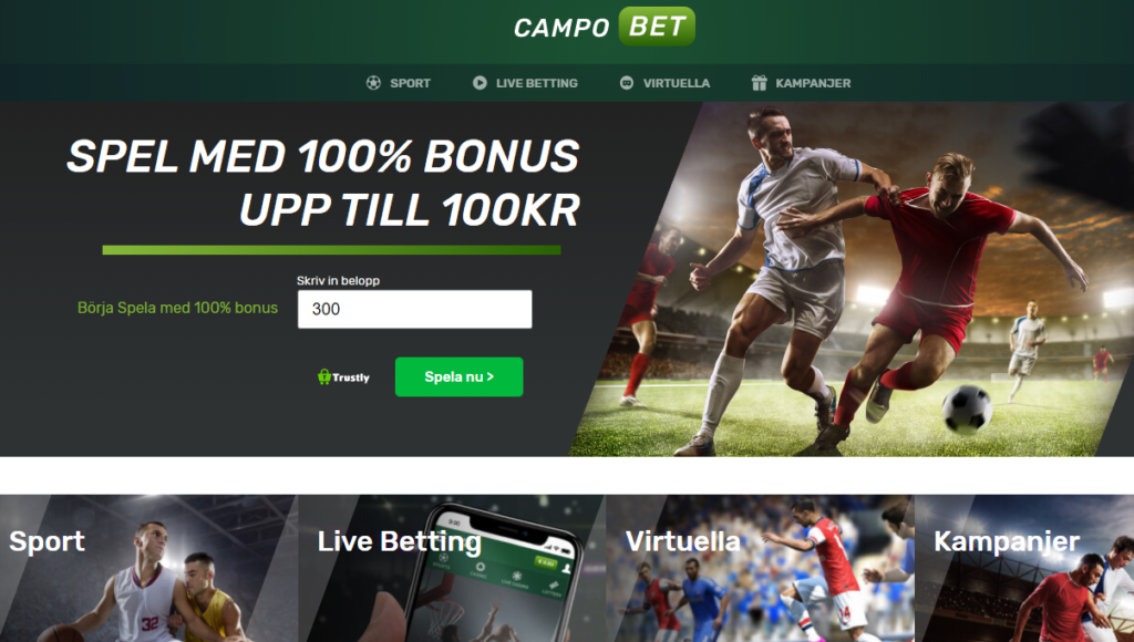 Campobet - Nytt spelbolag i Sverige
